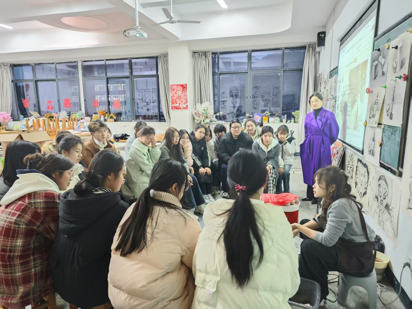 双创中心联合我院开展“岳峰非遗进校园”活动(图2)